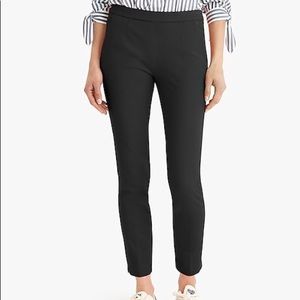 J. Crew Martie slim crop pant with side zipper